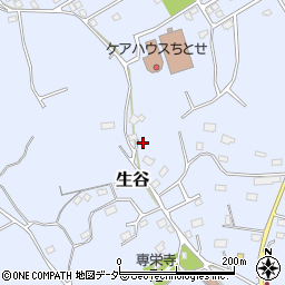 千葉県佐倉市生谷450周辺の地図