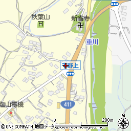 山梨県甲州市塩山千野529周辺の地図