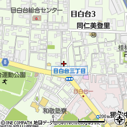 東京都文京区目白台3丁目13-5周辺の地図