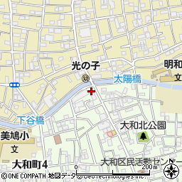 セブンイレブン中野大和町中央通り店周辺の地図