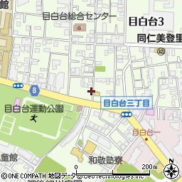 東京都文京区目白台3丁目16-14周辺の地図