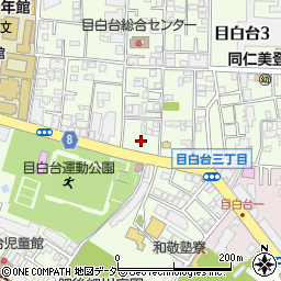 東京都文京区目白台3丁目16周辺の地図