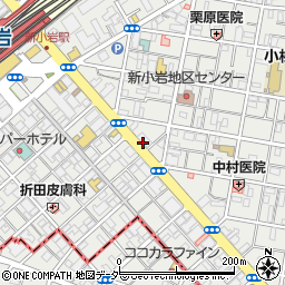 東京都葛飾区新小岩2丁目10周辺の地図