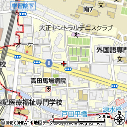 東京都豊島区高田3丁目27周辺の地図