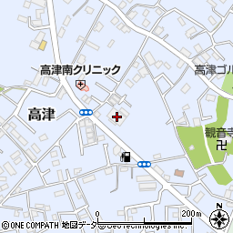 千葉県八千代市高津500周辺の地図