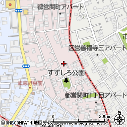 東京都練馬区関町南2丁目13-9周辺の地図