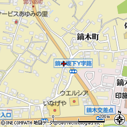 千葉県佐倉市鏑木町58周辺の地図
