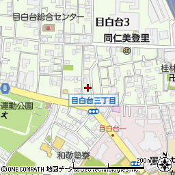 東京都文京区目白台3丁目13周辺の地図