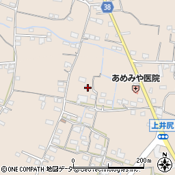 山梨県甲州市塩山上井尻1485周辺の地図