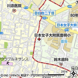 秀山コーポ目白台周辺の地図