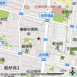 東京都台東区松が谷3丁目2-6周辺の地図
