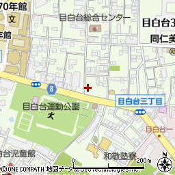 東京都文京区目白台3丁目16-6周辺の地図