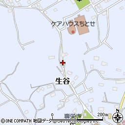 千葉県佐倉市生谷390周辺の地図