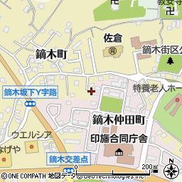 千葉県佐倉市鏑木町377周辺の地図