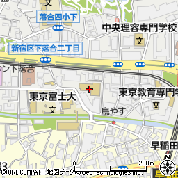 日本外国語専門学校５号館周辺の地図