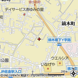 千葉県佐倉市鏑木町24-2周辺の地図