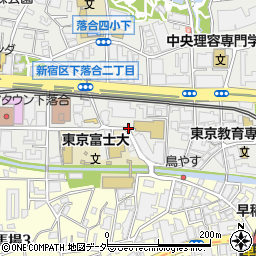 東京都新宿区下落合1丁目5周辺の地図