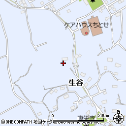 千葉県佐倉市生谷402周辺の地図