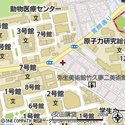 東京都文京区弥生2丁目5周辺の地図