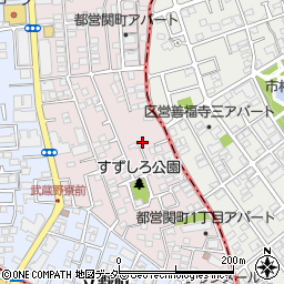 東京都練馬区関町南2丁目13-3周辺の地図
