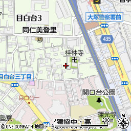 東京都文京区目白台3丁目5-18周辺の地図