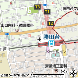 セブンイレブン勝田台駅北口店周辺の地図