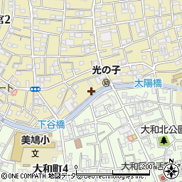 東京都中野区若宮2丁目1-19周辺の地図