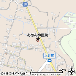 山梨県甲州市塩山上井尻1429周辺の地図