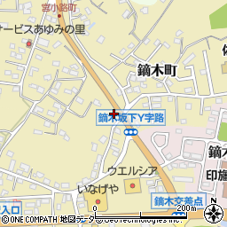 千葉県佐倉市鏑木町59周辺の地図