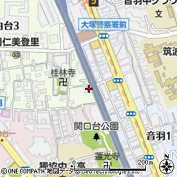 東京都文京区目白台3丁目1-15周辺の地図