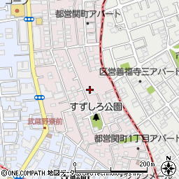 東京都練馬区関町南2丁目13-11周辺の地図