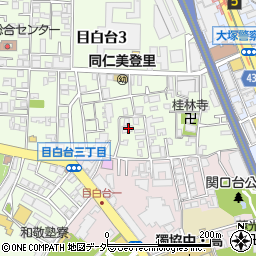 東京都文京区目白台3丁目8-3周辺の地図