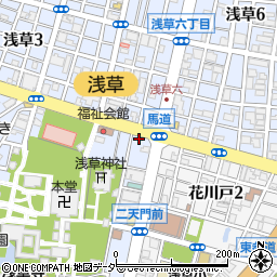 梅田海苔店周辺の地図