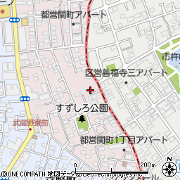 東京都練馬区関町南2丁目13-33周辺の地図