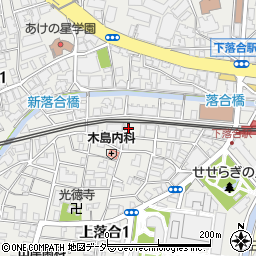 東京都新宿区上落合1丁目14-11周辺の地図