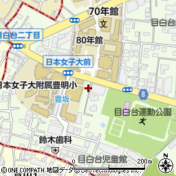 東京都文京区目白台1丁目18-16周辺の地図