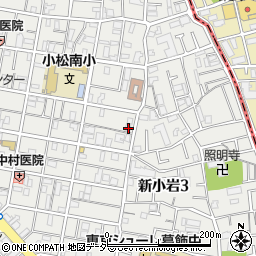 東京都葛飾区新小岩3丁目9-11周辺の地図