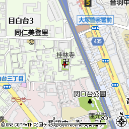 東京都文京区目白台3丁目3周辺の地図