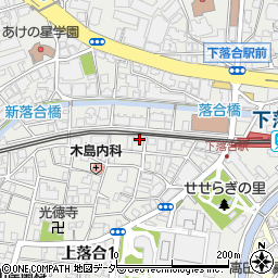 東京都新宿区上落合1丁目14-1周辺の地図
