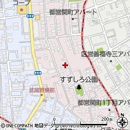 東京都練馬区関町南2丁目18-24周辺の地図