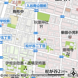 東京都台東区松が谷3丁目9-6周辺の地図