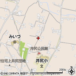 山梨県甲州市塩山上井尻1710周辺の地図