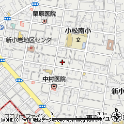 東京都葛飾区新小岩2丁目30周辺の地図
