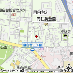 東京都文京区目白台3丁目9-7周辺の地図