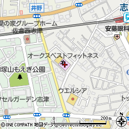 千葉県佐倉市上志津1641-1周辺の地図