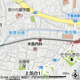 東京都新宿区上落合1丁目14-12周辺の地図