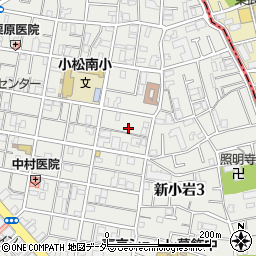 東京都葛飾区新小岩3丁目9-13周辺の地図