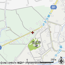 山梨県甲州市塩山下粟生野1291周辺の地図