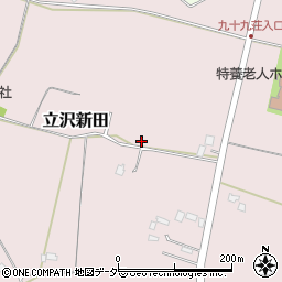 千葉県富里市立沢新田113周辺の地図
