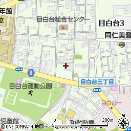 東京都文京区目白台3丁目16-10周辺の地図